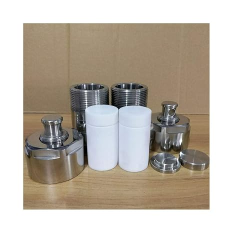 25ml Teflon Lined Hydrothermal Synthesis Autoclave Reactor 220C 3Mpa 304 Steel High Pressure Hydrothermal PTFE Hydrothermal Reactor Digestion Tank PTFE Vessel