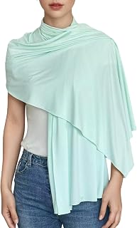 UPF 50+ UV Protection Beach Shawl for Women Travel Blanket | Lightweight & Packable Sun Cover up, Soft Cooling Fabric for Beach, Cruise & Outdoor Comfort