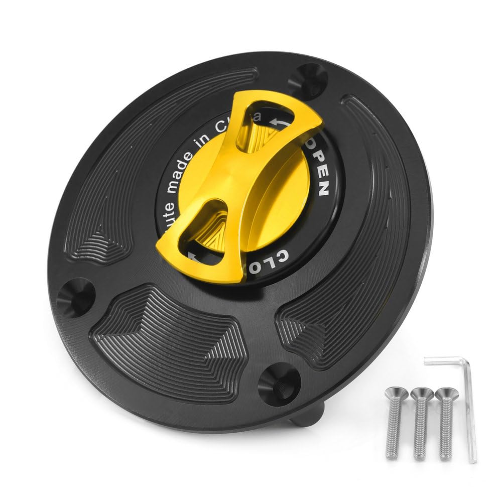 Tapa De Gasolina De Liberación Rápida HEINMO Para Yamaha - Aluminio CNC, Colores Varios, Compatible Con R1, R6, MT-07, MT-09, Etc. (1998-2023)