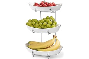 3-Tier Fruit Basket for Kitchen Counter