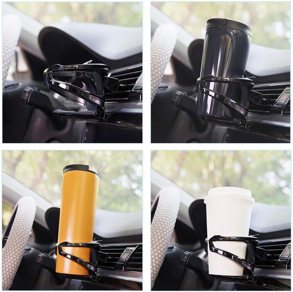 LITTLEMOLE Car Cup Holder, Adjustable A/C Air Vent Drink Holder