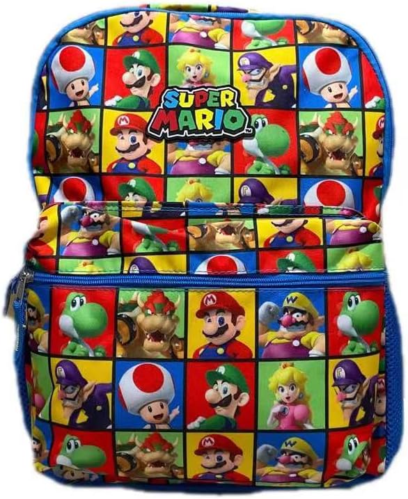 AI ACCESSORY INNOVATIONS SUPER MARIO 16 inch Character Print Backpack