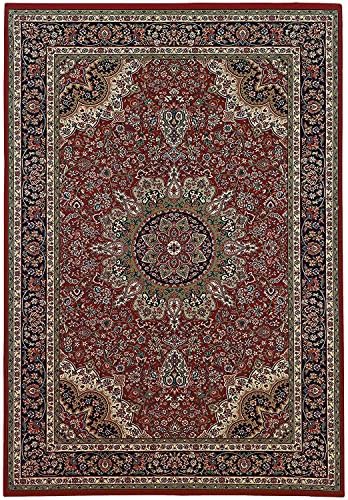 Sphinx Ariana Area Rug 116R3 Red Medallion Border 6' 7" x 9' 6" Rectangle