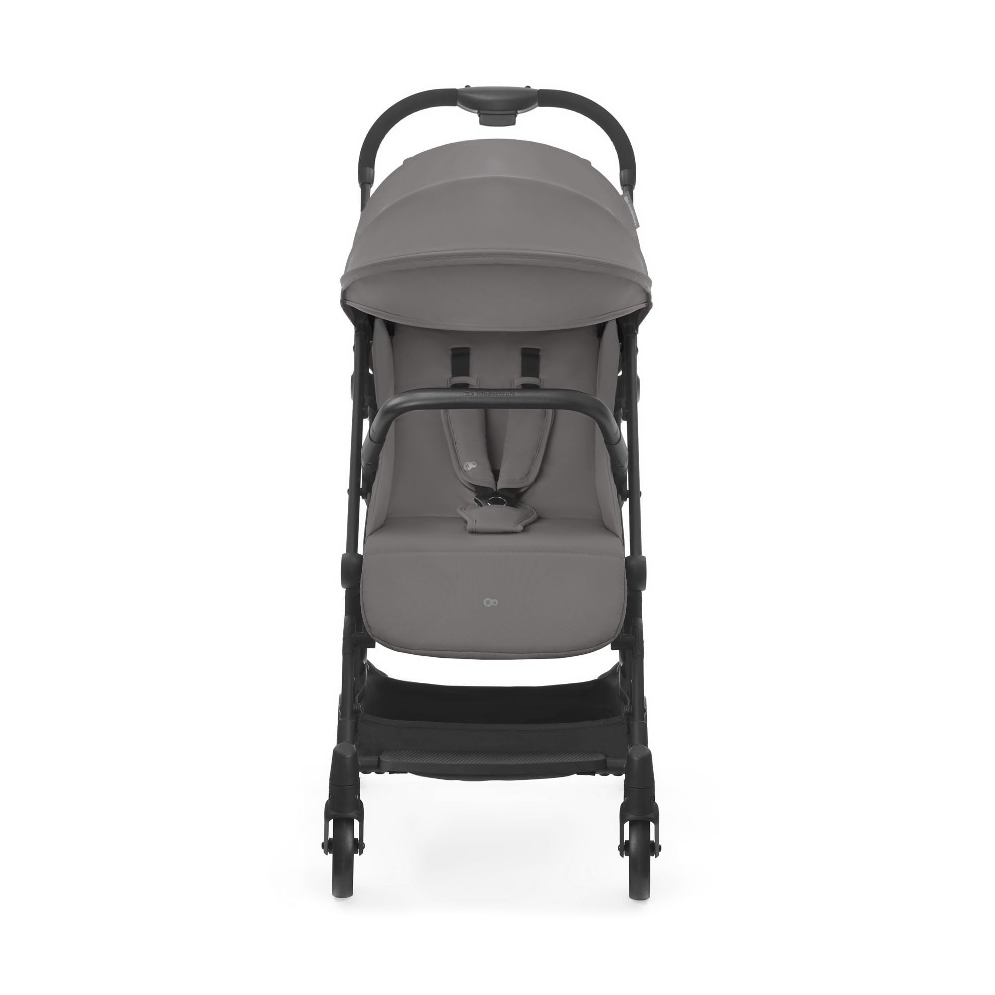 kk Kinderkraft INDY2 Passeggino leggero pieghevole da Viaggio, Compatto, Cappottina impermeabile filtro UPF 50+, Maneggevole, Posizione Nanna, Facile da trasportare, Grigio