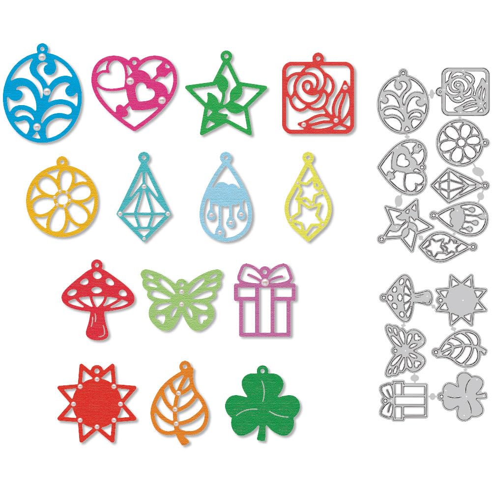 DELORIGIN Daily Decoration Dies Cuts Ornaments Carbon Steel Cutting Dies Card Making Stencils Template for DIY Embossing Scrapbooking Craft Paper Greeting Card Festival Gift Album Paper Decor โ image 1