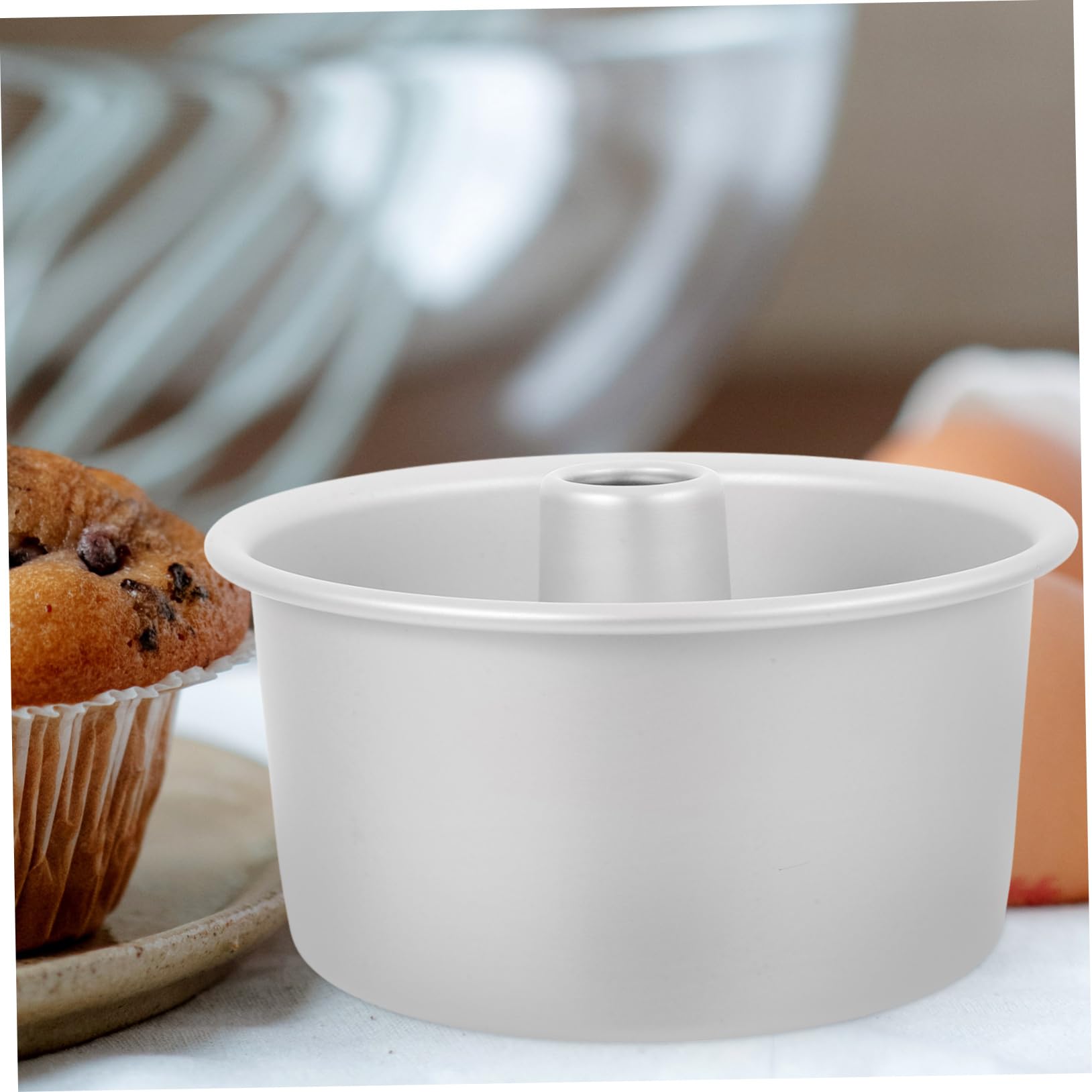 Amosfun 3 Ensembles moule a gateau circorama moule rond cake pop muffins à gâteau rond plats de cuisson poêle en métal à cake avec fond amovible d'aluminium