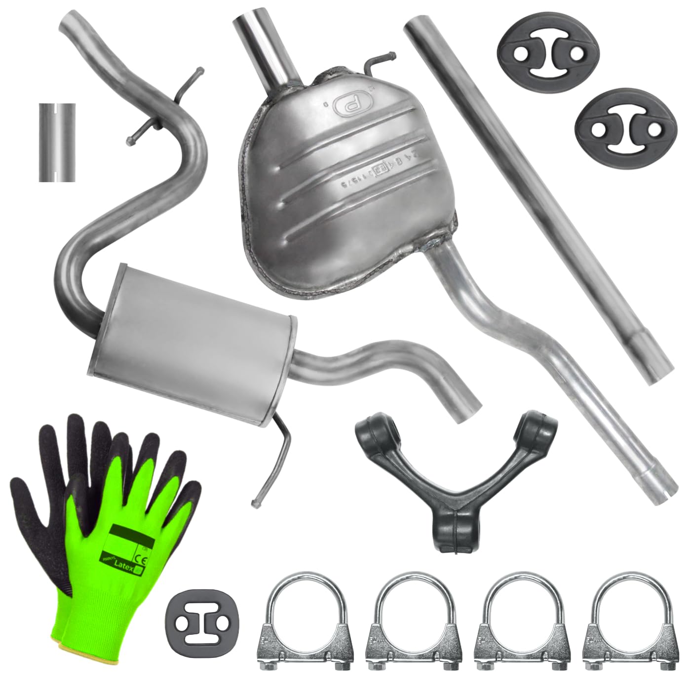 POLMOstrow Auspuff für Skoda Octavia 2 II 2004-2013