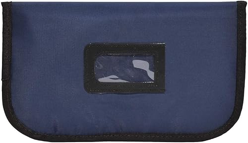 Miniatura 2 de Bolsa de monedas con divisores - Azul marino - Cierre a presión - Bolsa de monedas con compartimento, Azul