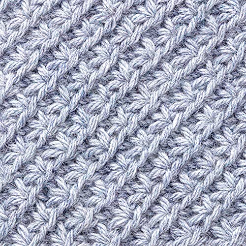 Cavayoma 100% Baby Alpaca Yarn Light Worsted In 35+ Colors (Itch-Free) #3 Dk Weight Yarn For Knitting & Crocheting Set Of 6 Skeins (300G, 10,5Oz) Hand Selected Quality From Peru - Powder Blue #TOP5