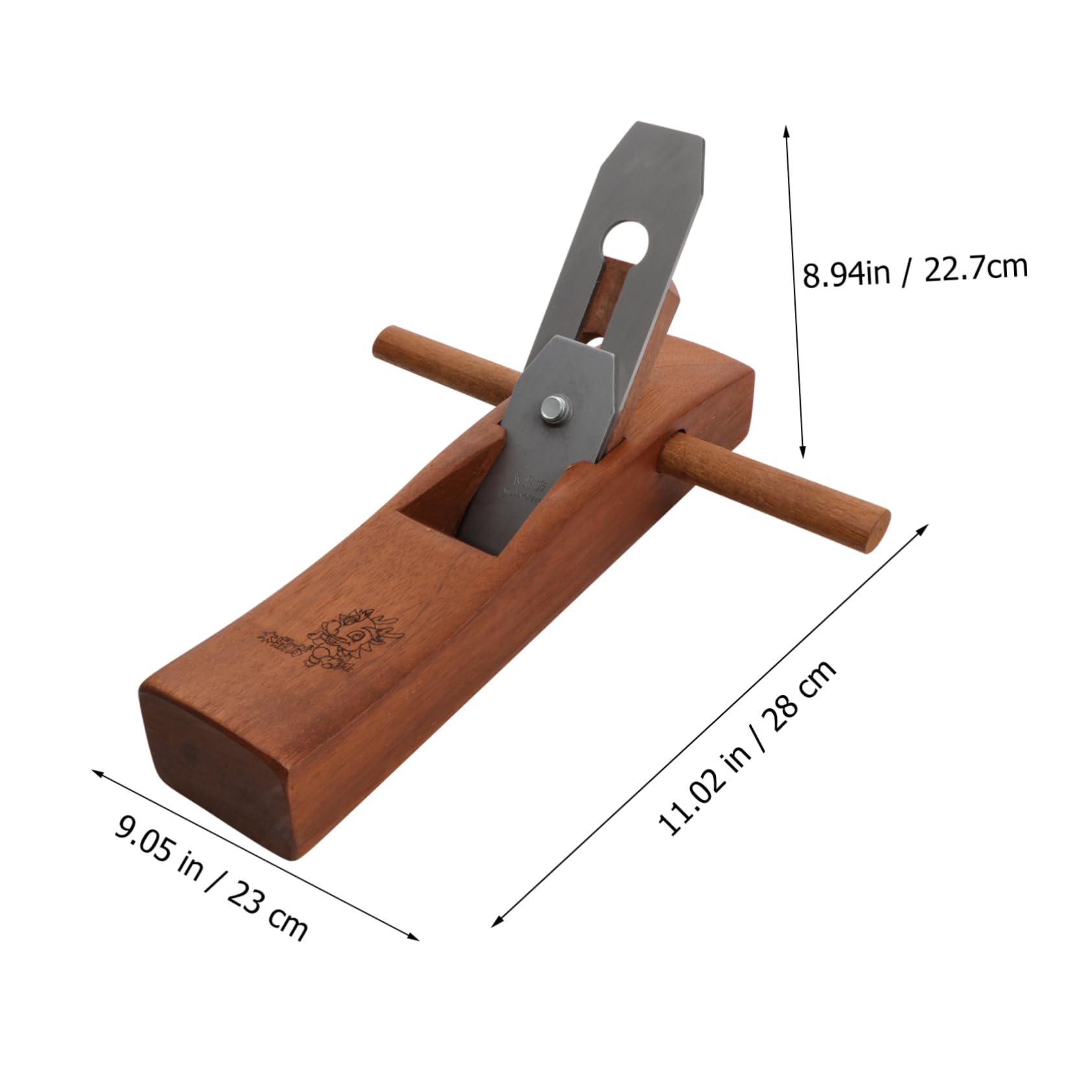 Pialla Manuale da Falegnameria in Legno e Metallo, Utensile | Lavorazione del Legno, Uso Semplice, Finitura Liscia, Adatta a Principianti e Carpentieri