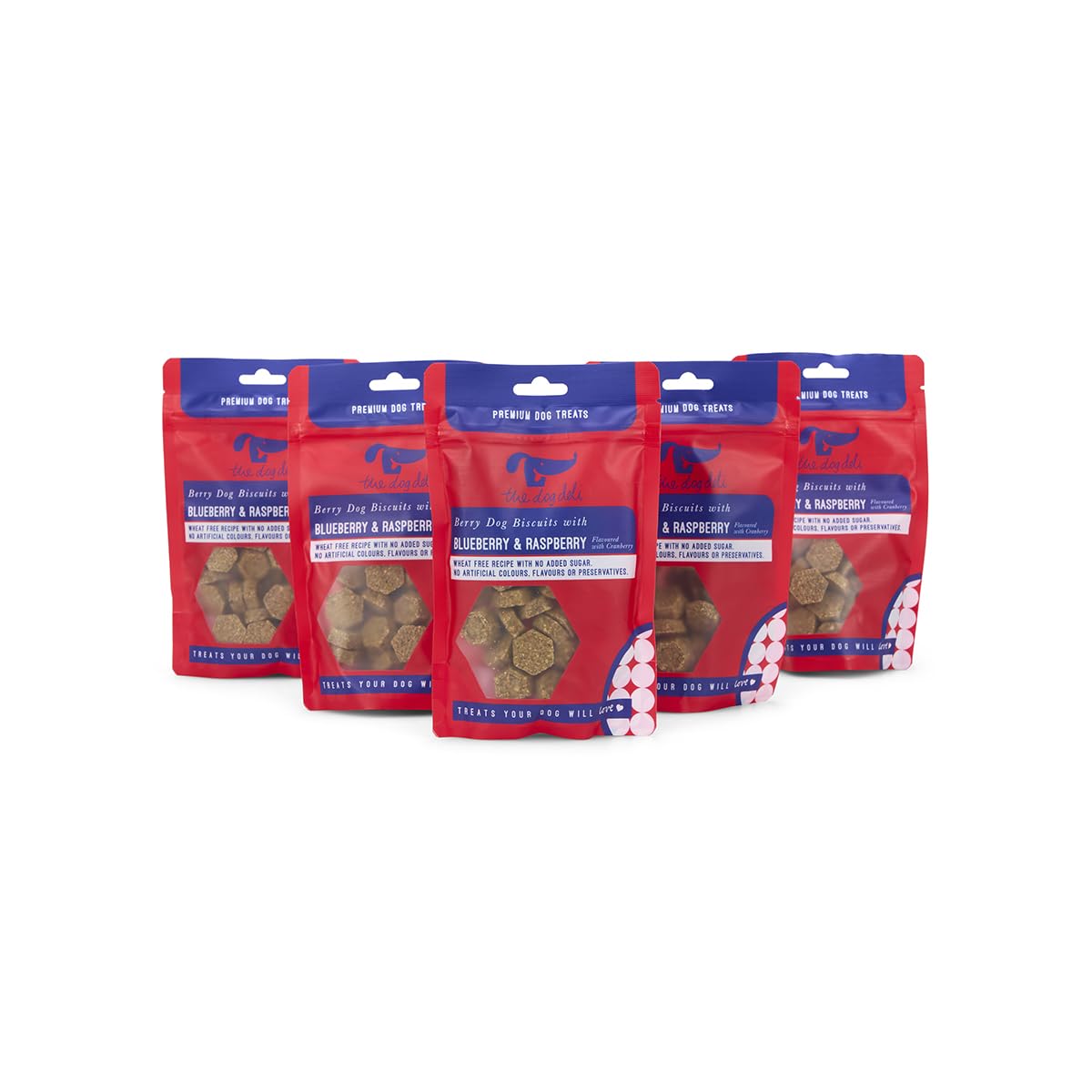 Petface Dog Deli Berry Biscuits With Blackberry And Rasberry For Dogs - Single Small