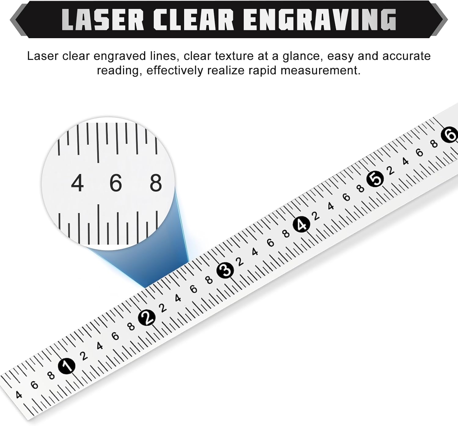 YUCHENGTECH Taper Gauge Gap Gage Welding Wedge Feeler Gauge Gap Feeler Wedge Gauge Gap Hole Measure Tool 0.4-6mm