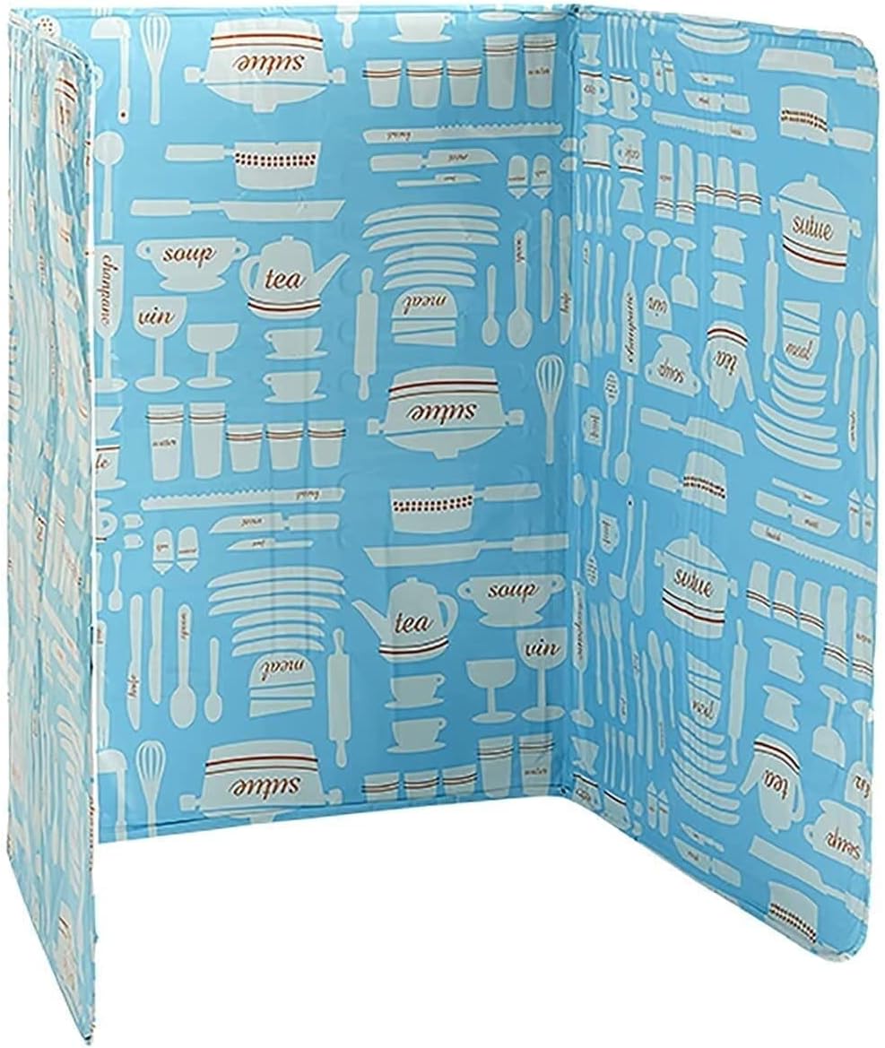 Splatter Guard for Cooking, Grease Splatter Screen, Foil Anti Splash Board, Oil Insulation Board Block (Color: A)(Color:B,Size:84X39cm) (Color : B, Size : 84X39cm)