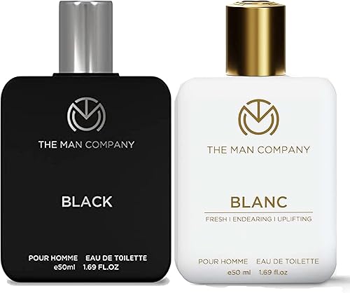 The Man Company Eau de toilette blanche (50 ml) et eau de toilette noire (50 ml)