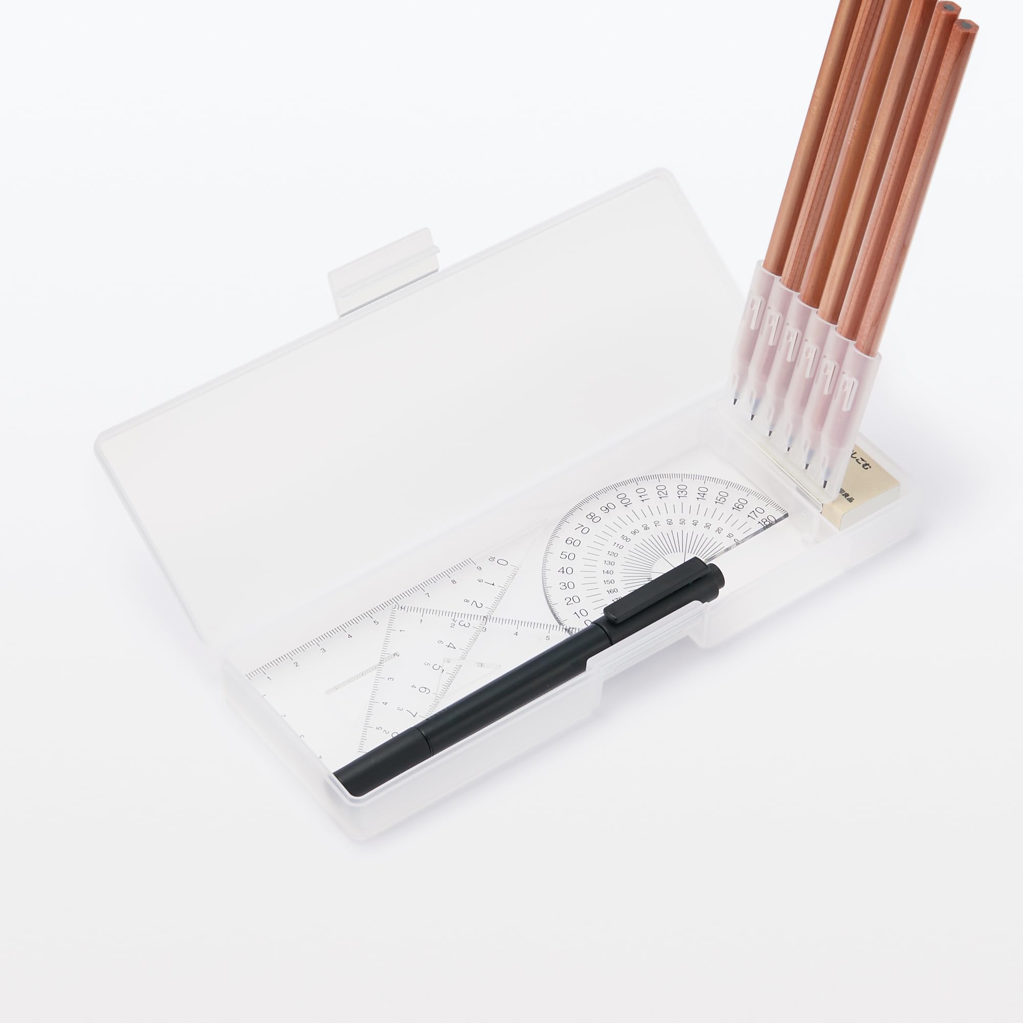 Amazon.co.jp: 無印良品 アクリル三角定規 45度 クリア 85×85×2mm