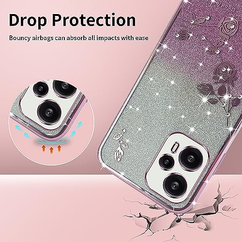 XINYEXIN Cover Glitter per Xiaomi Poco F5 5G