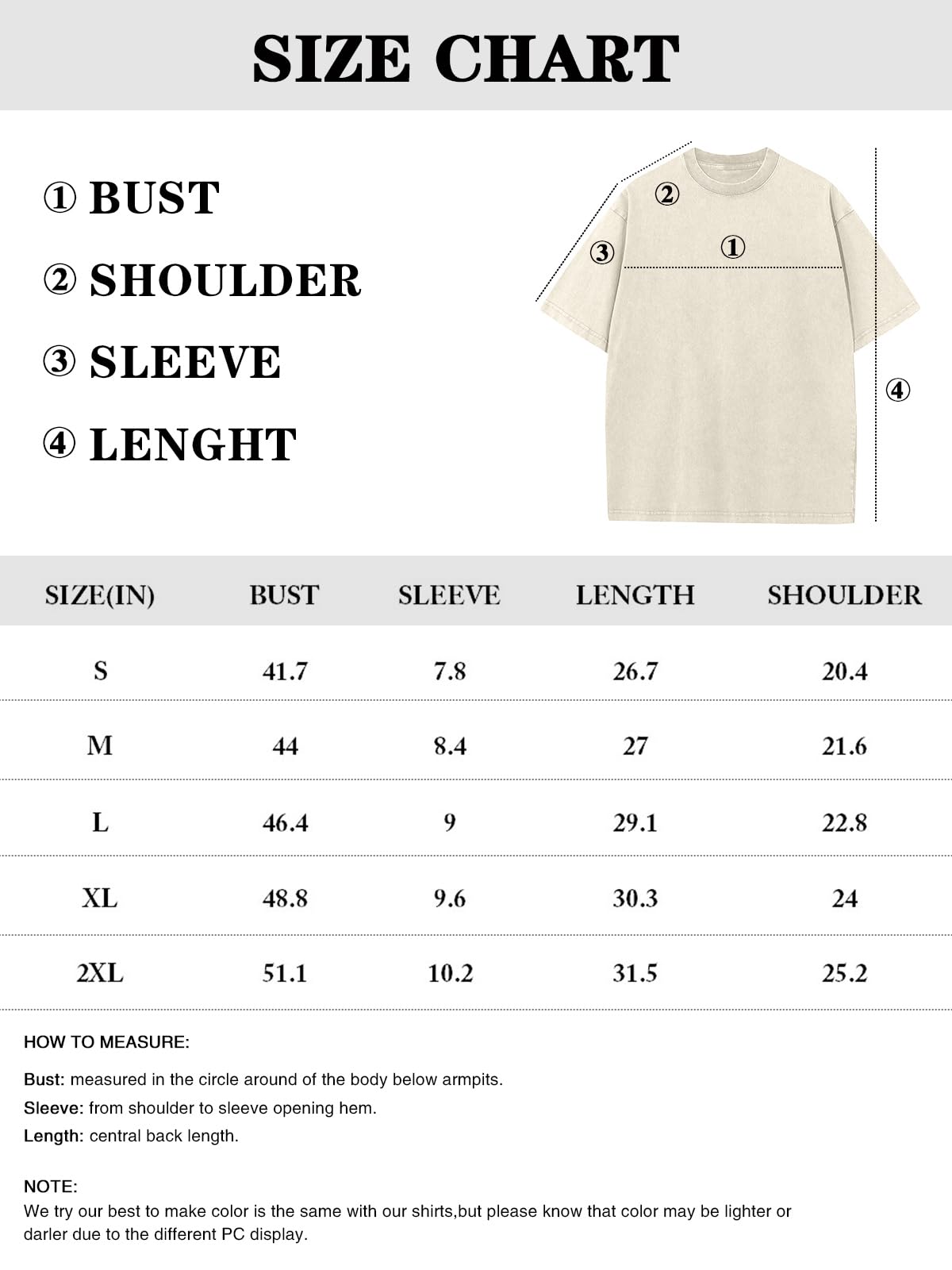 HOUZONIY 3PC T-Shirt Basic Oversized a Maniche Corte, Magliette Larghe Uomo, Washed Heavy T-Shirt Uomo, Casual, per Palestra(Beige/caffè/Grigio S)