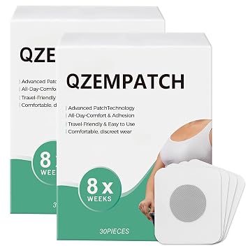 Rejuvacare Qzem Body Patch, Easy Daily Application, Comfortable & Discreet, For Men & Women, 2 Month Supply, Gentle & Effective, 60pcs