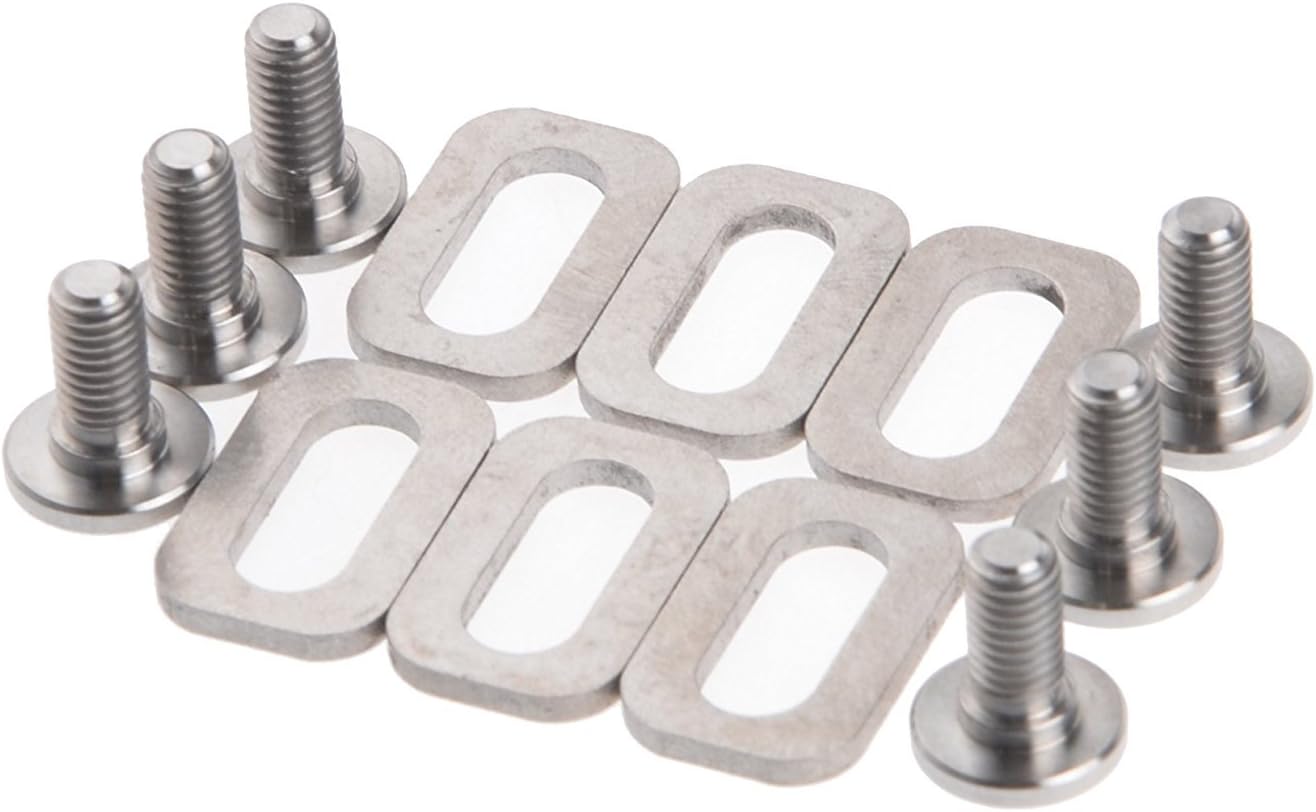 Titanium Ti Bolt Spacer for Look KEO Road Bike Clipless Pedals Cleats Self-Locking Screws