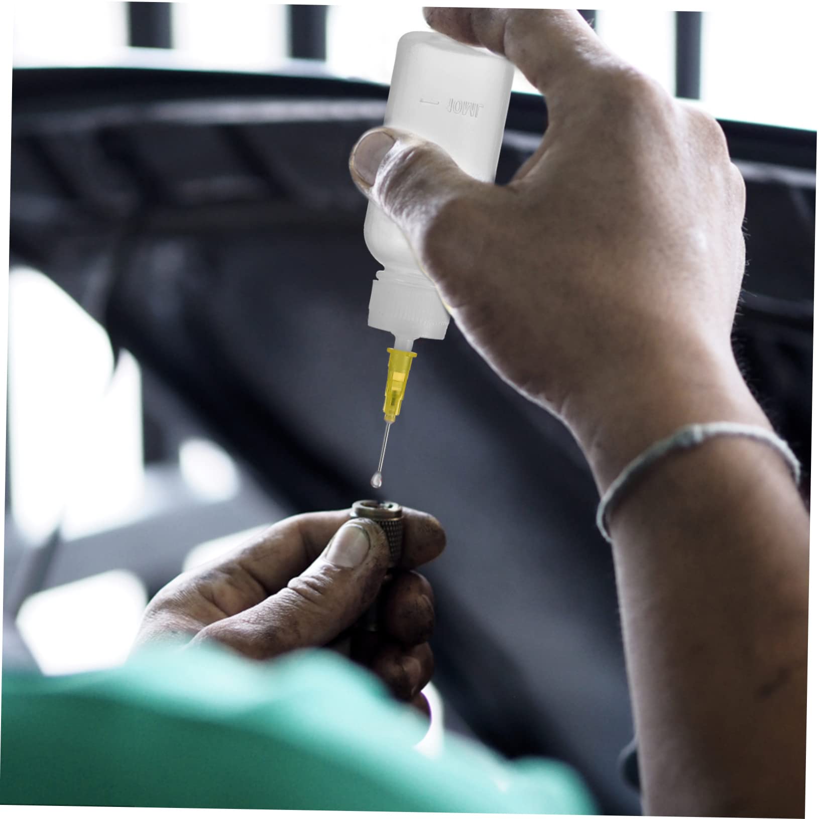 Beatifufu 6 Precision Tip Applicator Bottles Squeeze Bottles for Glue Paint Sealant Safety Cap Easy to Use