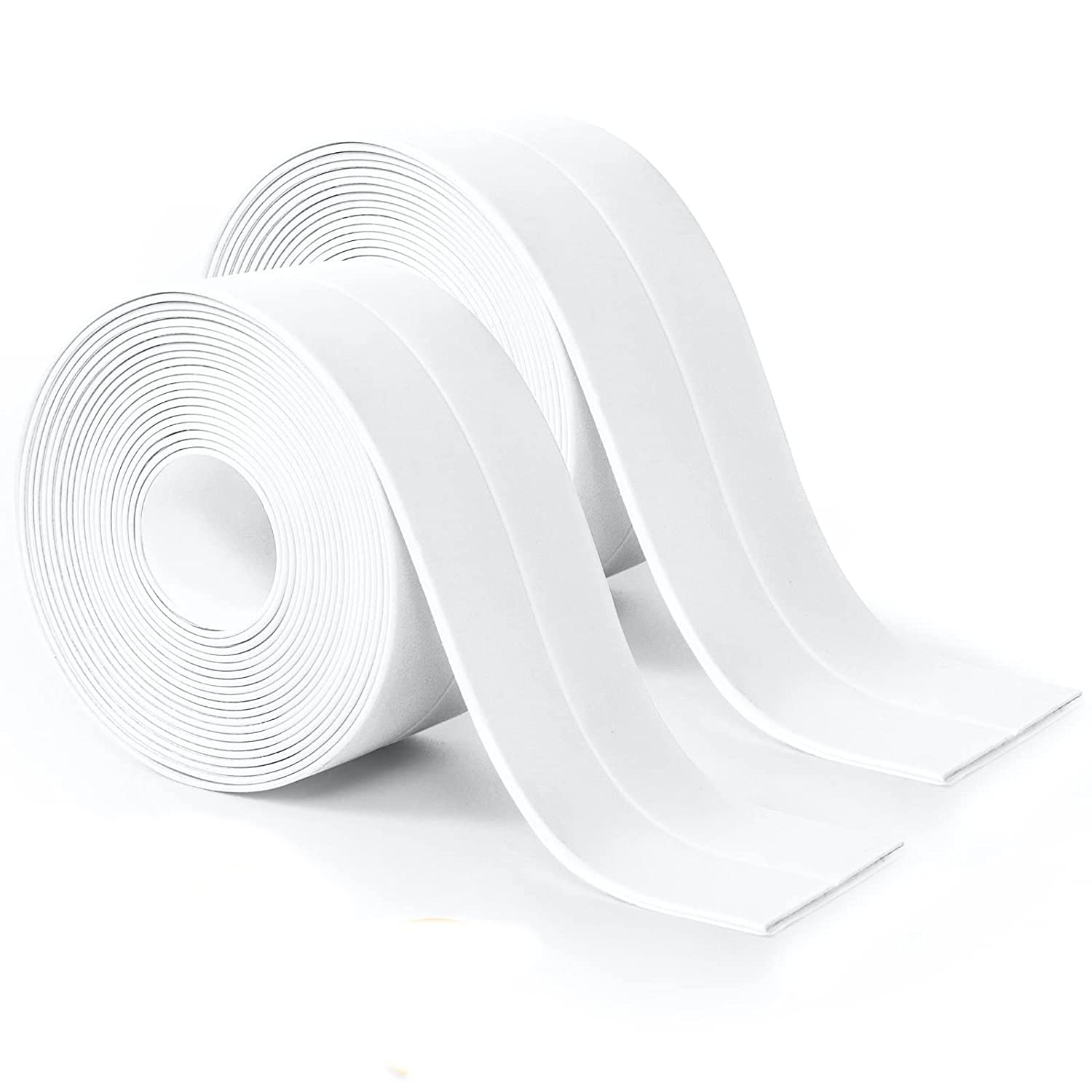 Leeonz Caulk Strip Caulk Tape,Self Adhesive Caulk Strip Sealant Tape Waterproof Tape for Kitchen, Bathroom, Bathtub, Toilet, Wall Floor, with Sealing Tool,3.2m*3.8cm,White (2PCS) (B09YYGWFGF) Amazon Price History, Amazon Price Tracker