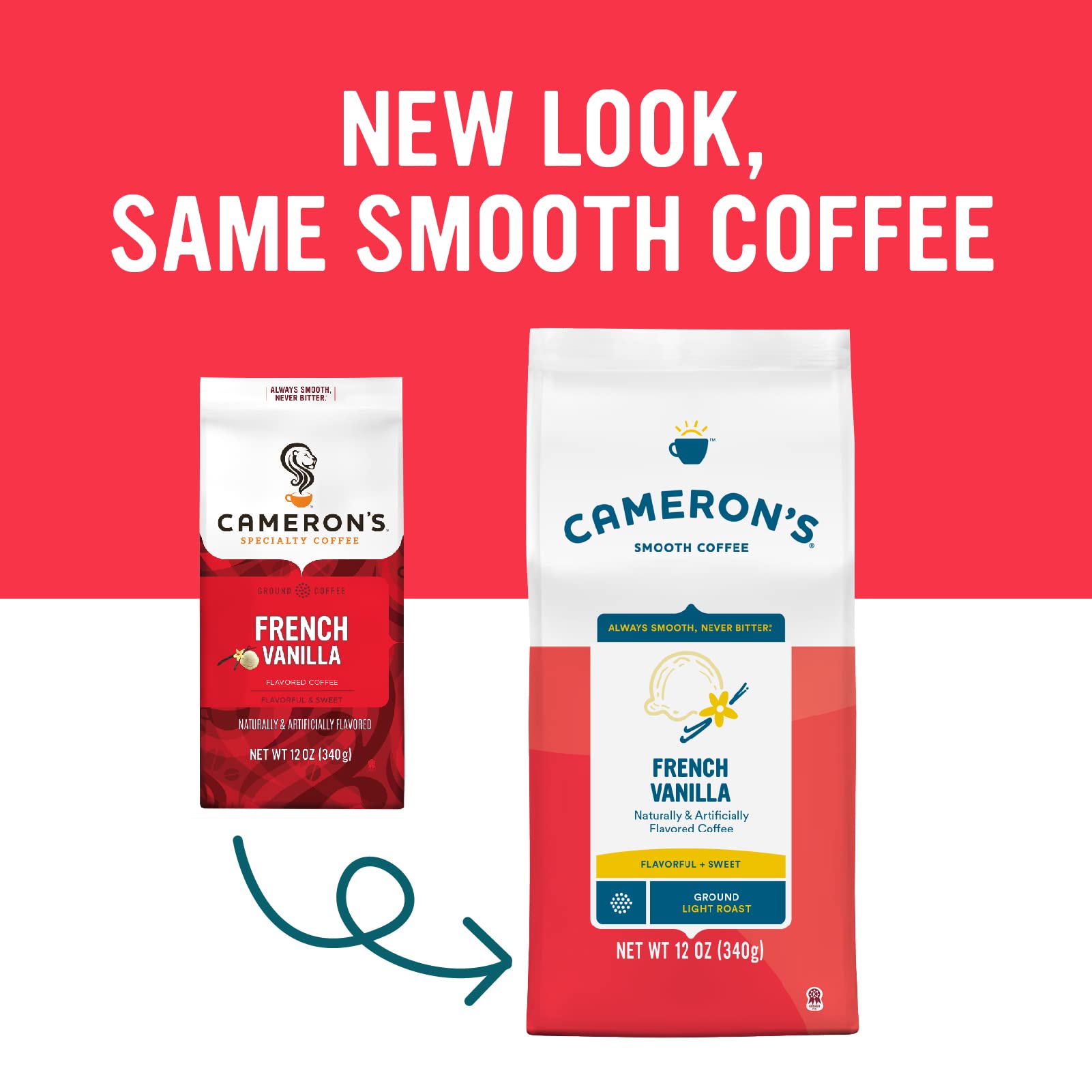 Cameron's Ground Coffee, French Vanilla Almond, 10-Ounce