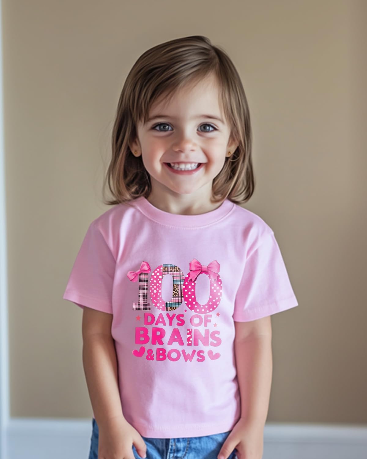 100 Days of School Shirt Kids Toddler Boys Girls Happy 100th Day of School Costume T-Shirt Short Sleeve Tops Graphic Tee 2-8Y - Image 6