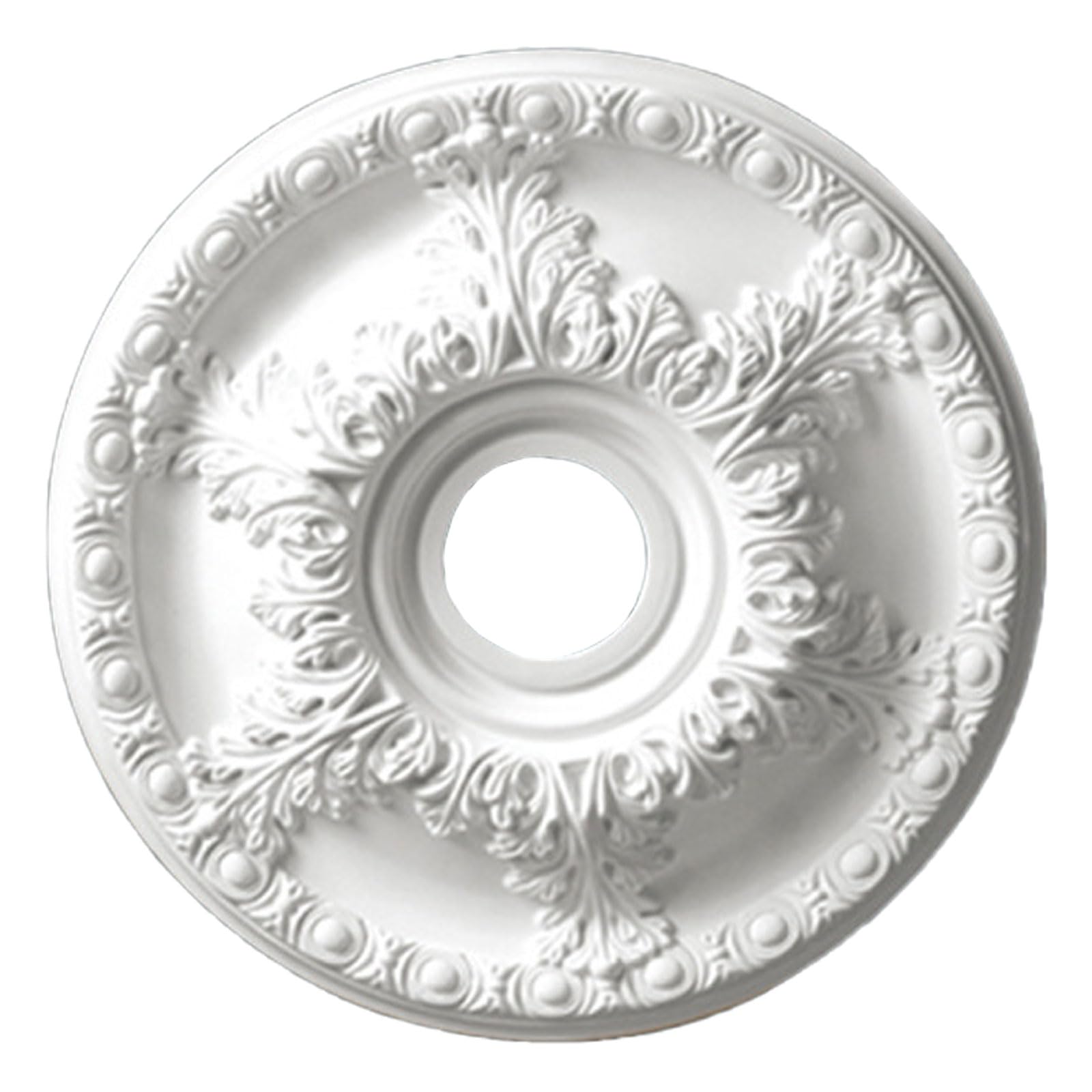 Foelanne White H Pu Decorative Ceiling Light Medallion White 29-70Cm(,46Cm)