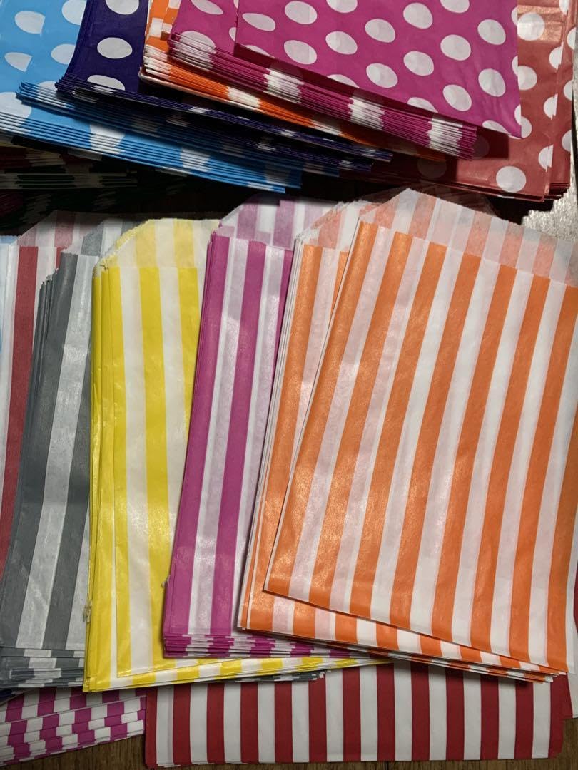 Amazon.co.jp: 海外紙物 人気イギリス キャンディ袋 カラフルセット 24