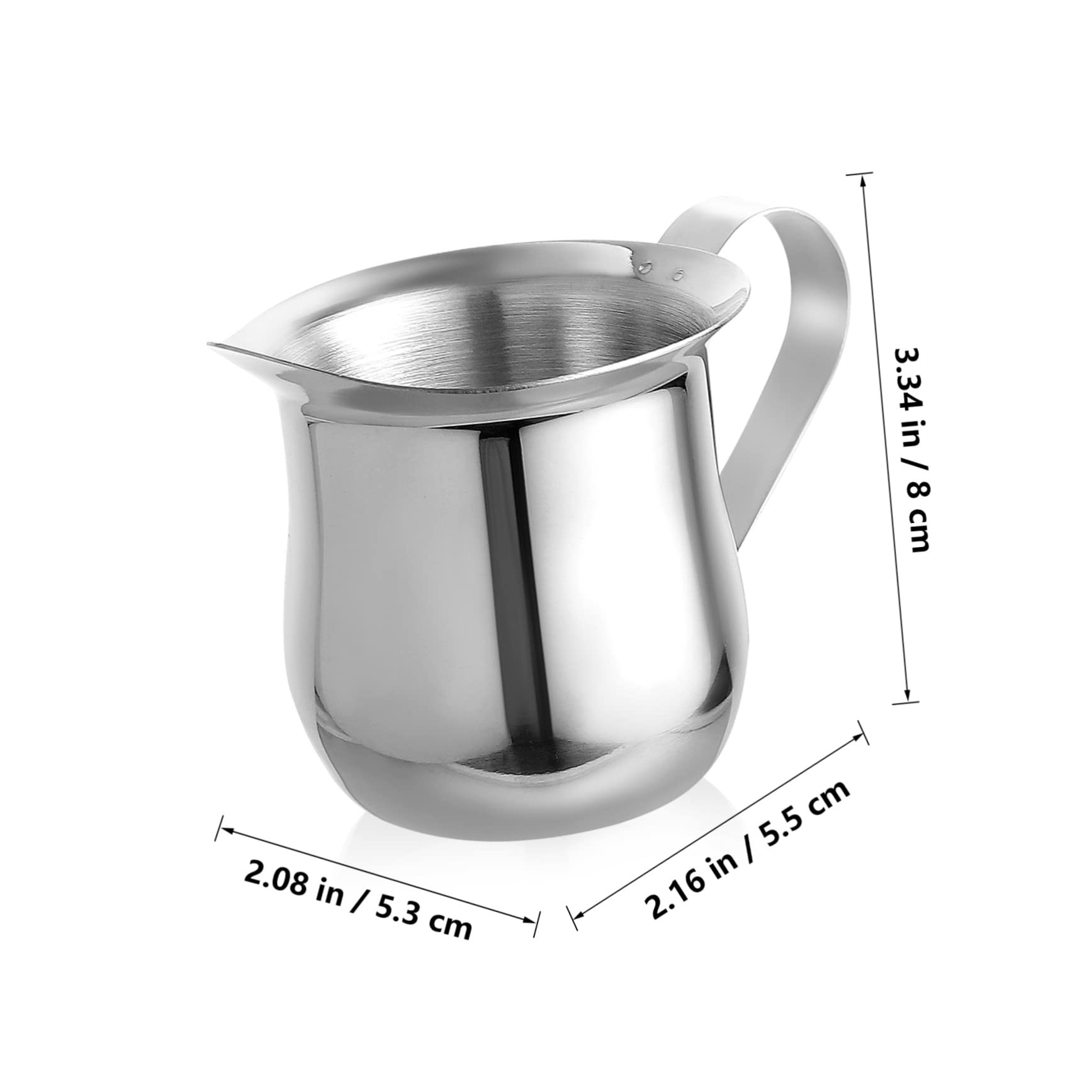 Gadpiparty 9piezas Jarra Inoxidable Para Espumar Leche Taza Para Café y Espresso Para Cappuccino y Latte Juego