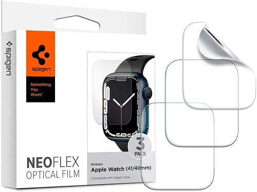 Spigen NeoFlex [3P] Screen Protector Film for Apple Watch SE 3/2/1 40mm
