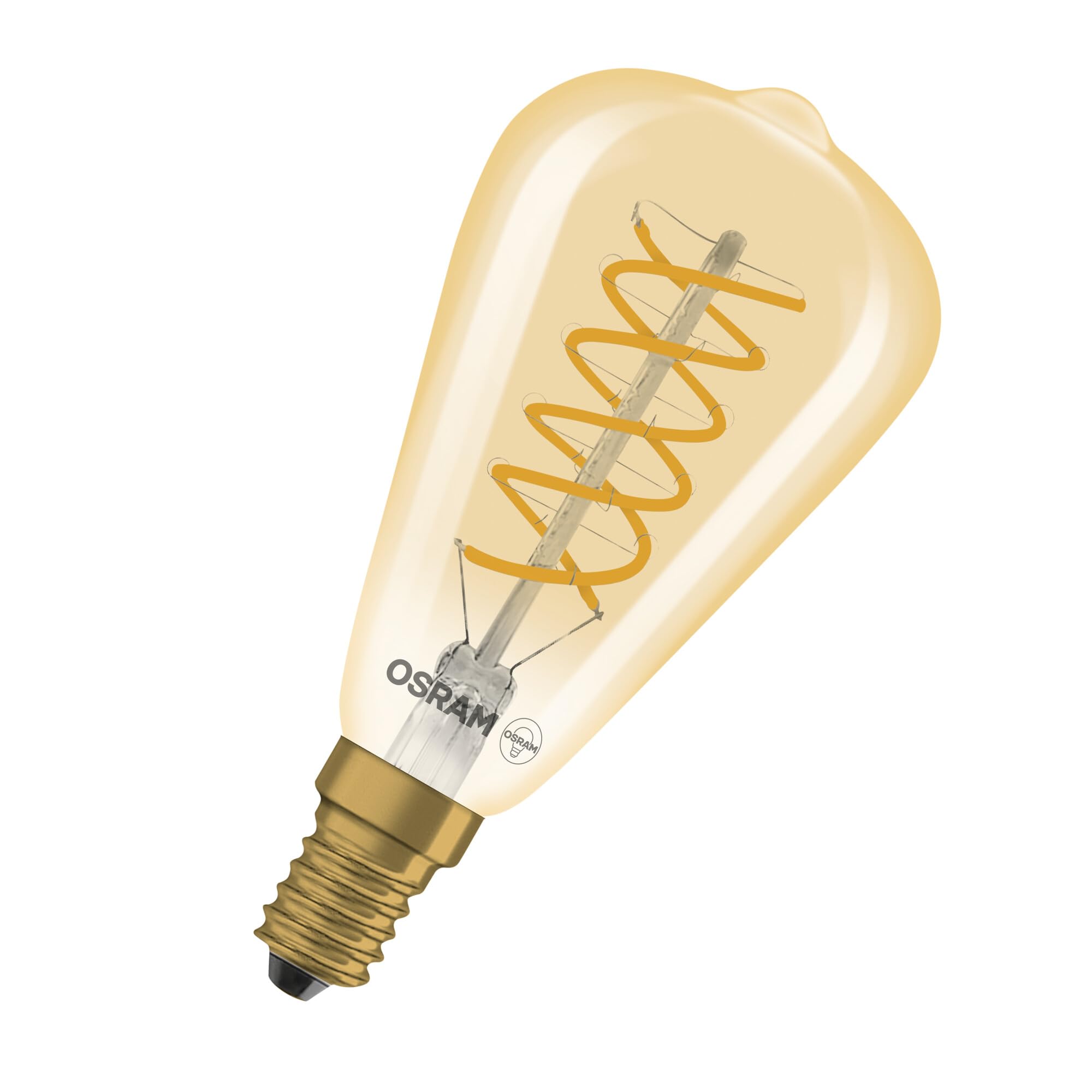 Ampoule LED Vintage Osram Edison 1906 Spiral E14 Dorée 4,8W