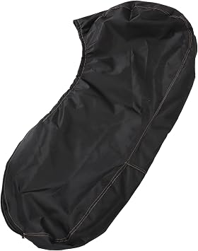 Boat Motor Covers Full Outboard Motor Cover with 600D Heavy Duty Oxford Fabric Extra PVC Coating,Waterproof Outboard Engine Covers for Motor, N-F8-023154-S, 20-30HP, BLACK