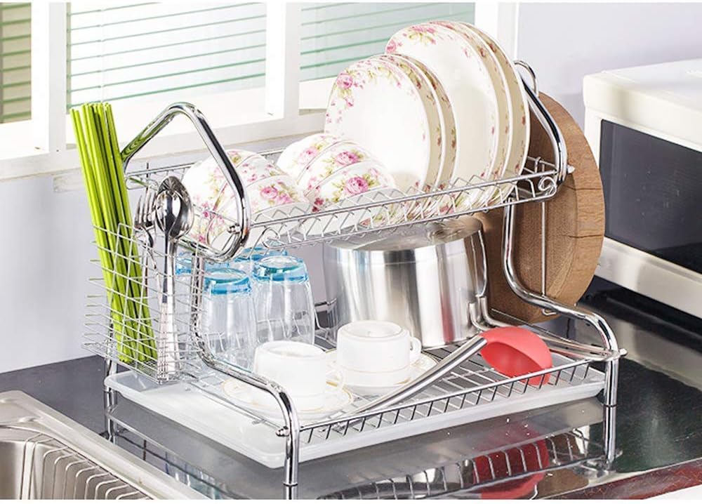 Drying Rack Kitchen Rack Drain Rack 304 Stainless Steel Drain Rack Kitchen Racks Cutlery Rack Storage Chopsticks Holder