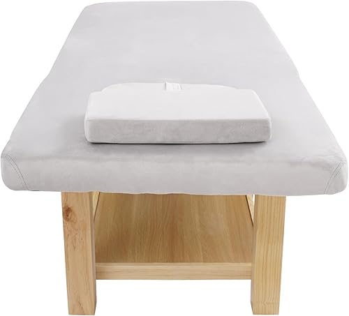 Miniatura 5 de Cama de masaje ancha, camas faciales de spa, ajuste de respaldo de 0 a 45 , cama de tratamiento físico para belleza, peluquería, tratamiento