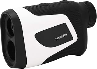 Asixxsix Golf Rangefinder, 546.8 Yards USB C Rechargeable Range Finder 6X Magnification Outdoor Sports Range Finder IP54 Portable Golfing Distance Meter with Flagpole Locking Function