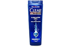 Clear Men Classic Action 2 In 1 With Dual Active System Anti-Dandruff Shampoo