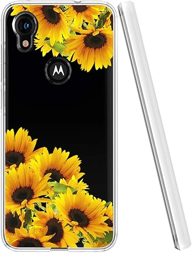 Miniatura 10 de Funda protectora para Moto E6, Motorola E6 para niñas y mujeres, transparente, delgada, a prueba de golpes, suave y flexible, de TPU, funda