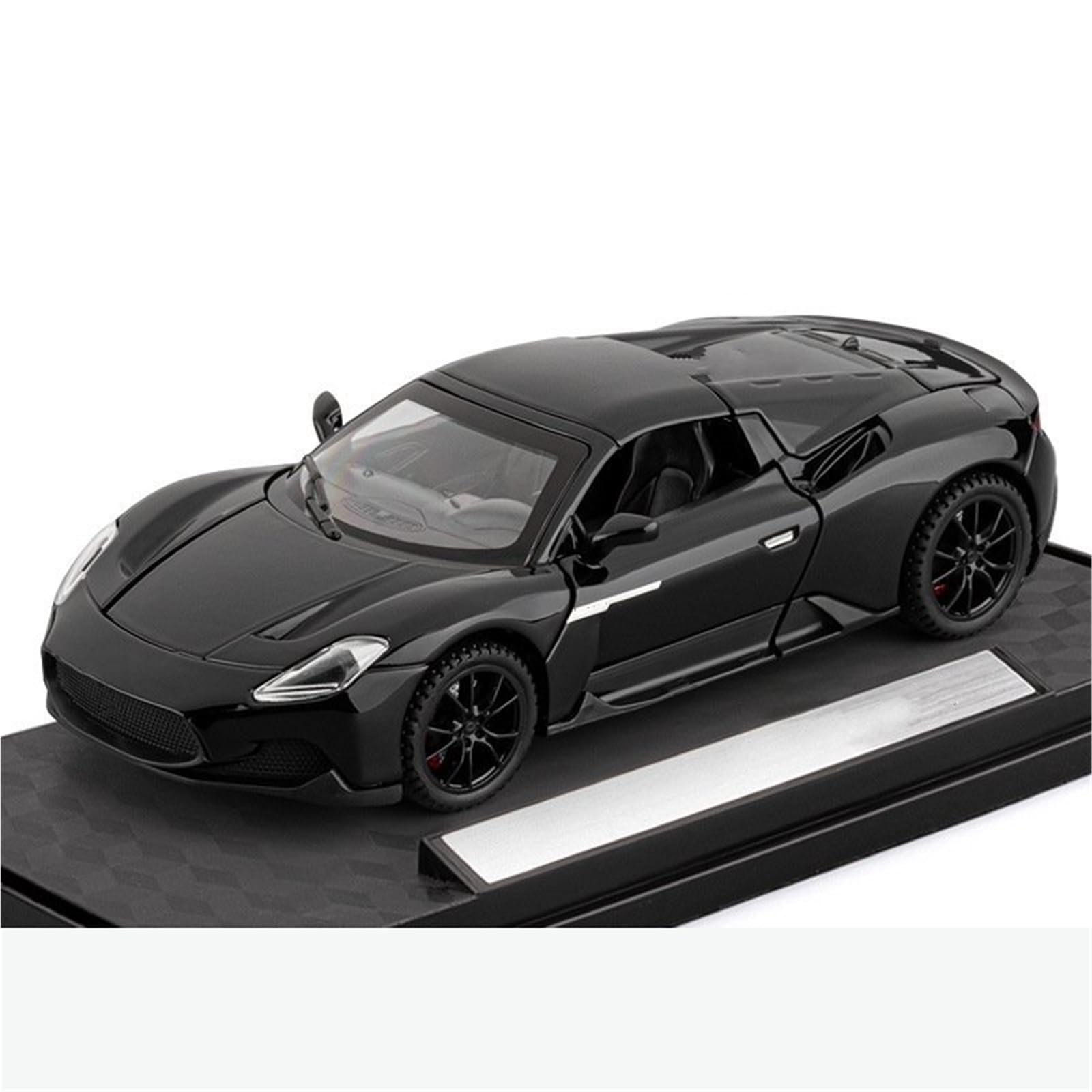 MOCALUX Scale Die-Cast Model Car 1:32 For Maserati MC20 Alloy Metal Diecast Car Model Display Ornaments(Black)