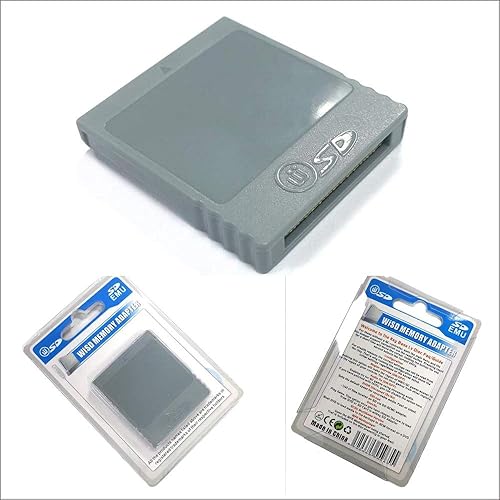 Adaptador de adaptador para lector de tarjetas flash de memoria SD para consola Nintendo Wii NGC Gamecube
