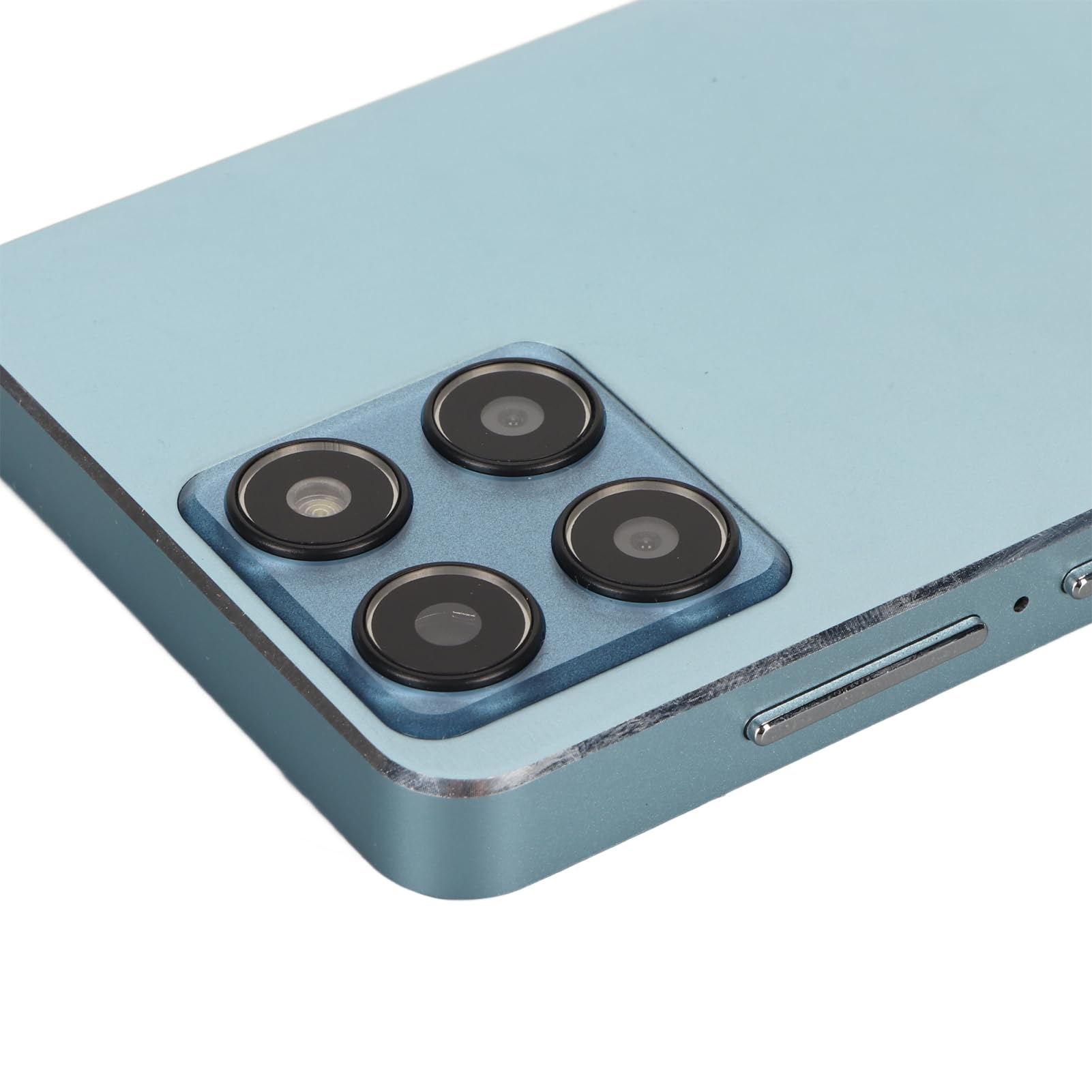 Reproductor de música portátil, audio HiFi Bluetooth 5.0 de 5.0 pulgadas, chip de 8 núcleos, 2200 mAh, reproductor de música MP4 con auriculares blancos para video para correr (azul)