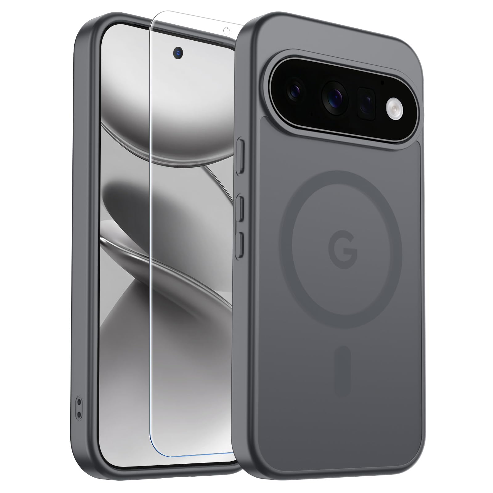 SUPFINE Magnetic for Google Pixel 11 Pro XL Case - Titanium Gray