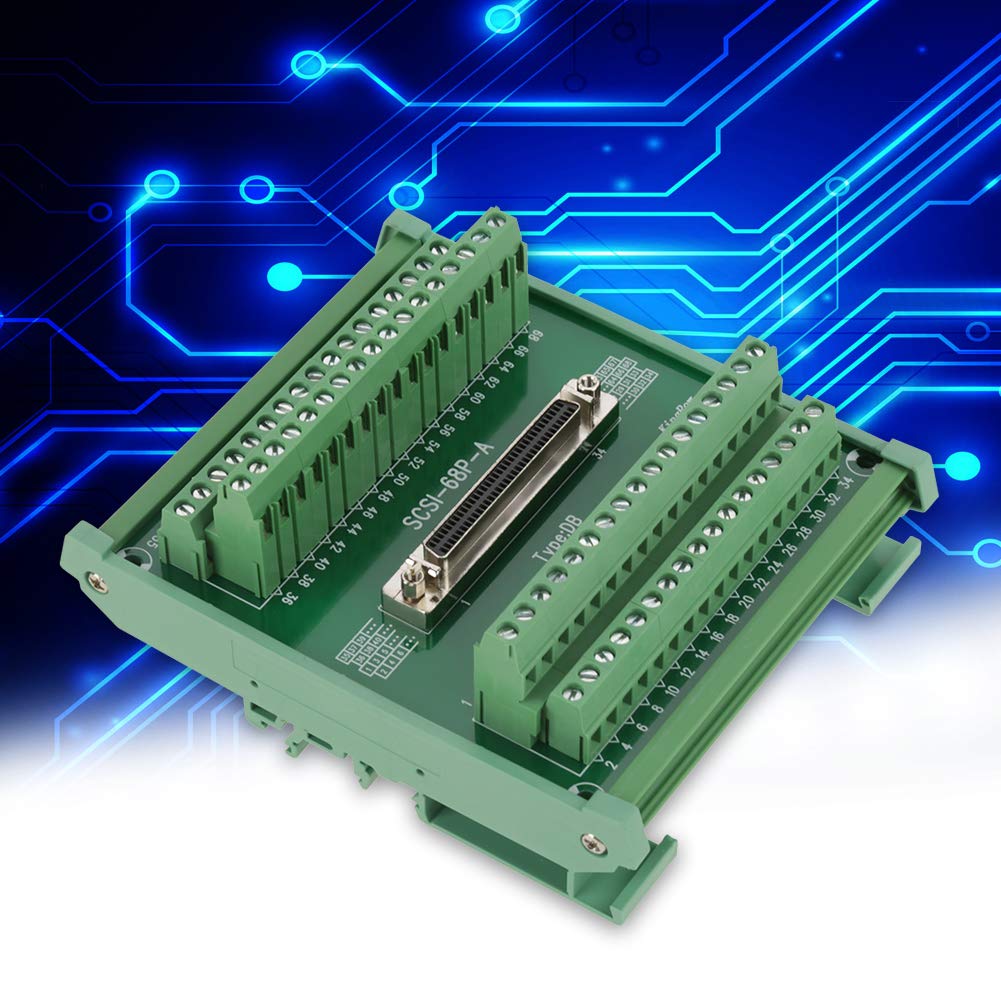 Module de borniers de relais, SCSI 68 broches, adaptateur de carte de capture de type D, connecteur femelle, bornier