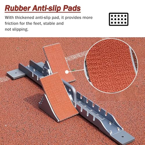 Bloc de départ réglable pour sprinter avec 4 angles d'inclinaison - 6
