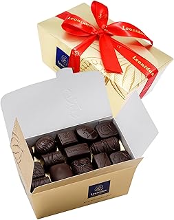 Leonidas Belgian Chocolates | All Dark Chocolates in a Beautiful Gift Ballotin Box | Imported Fine Chocolate from Belgium (1 x 32pc, 500g, 1.1lbs)