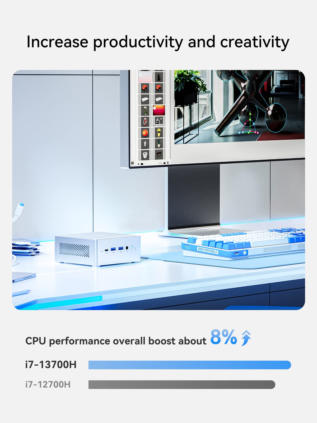 Amazon.com: MINISFORUM Venus Series NPB7 Mini PC, computadora