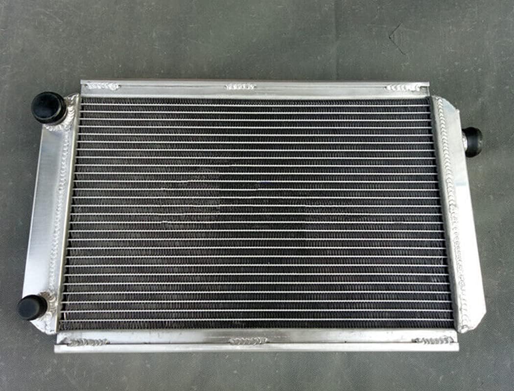 3 Rows Full Aluminum Radiator + 2x Fans For 1974-1979 MG Midget With a 1600CC Engine 1975 1976 1977 1978