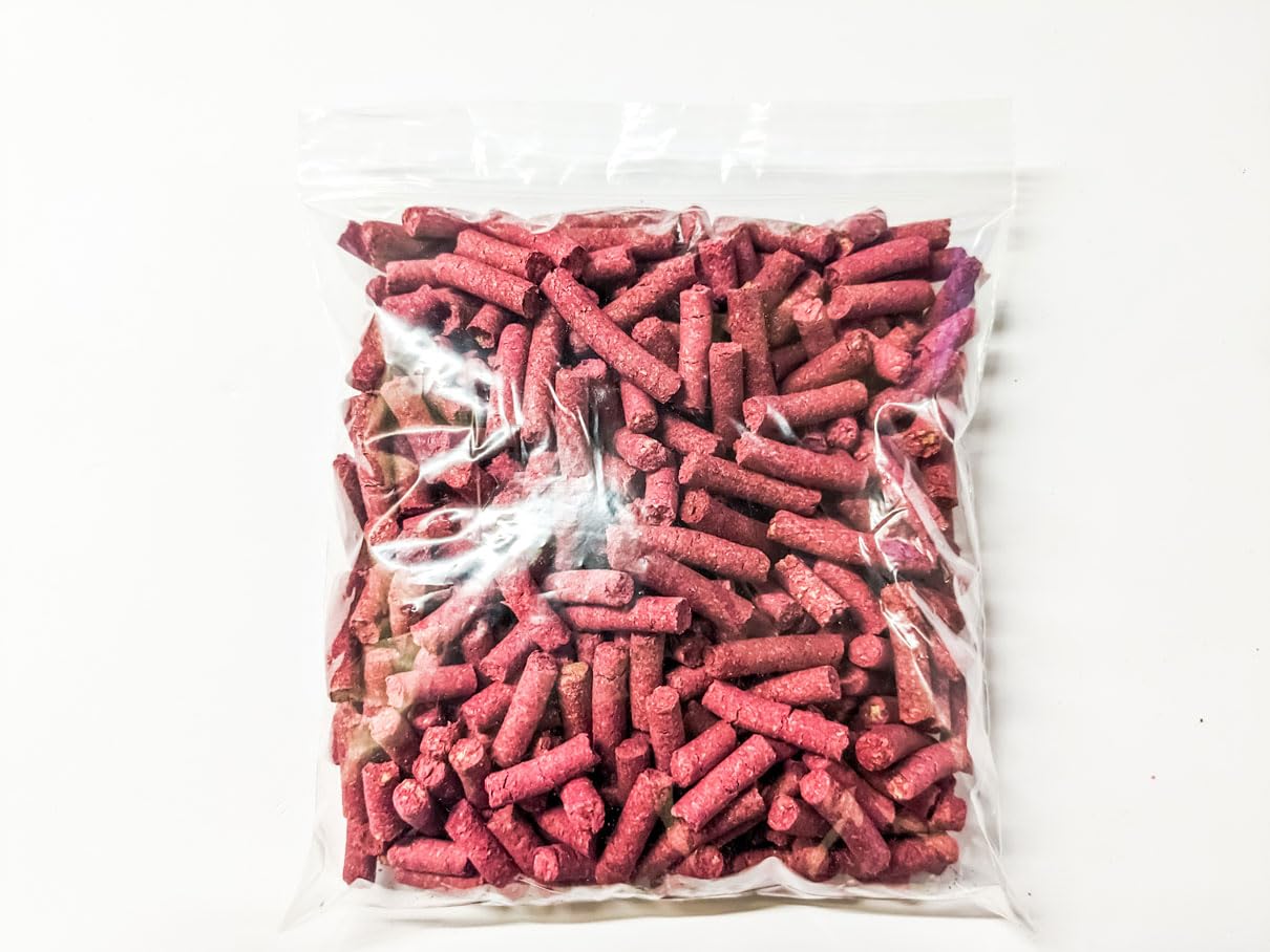 Beetroot Snowflake Pellets for Freshwater Shrimp and Snails (160g)