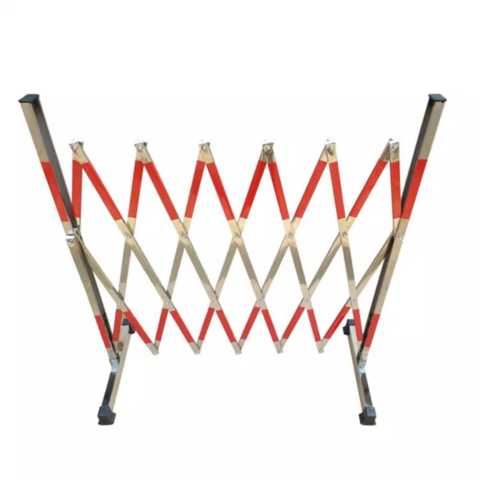 Barrière de sécurité routière pliable pour interdire l'accès aux chantiers