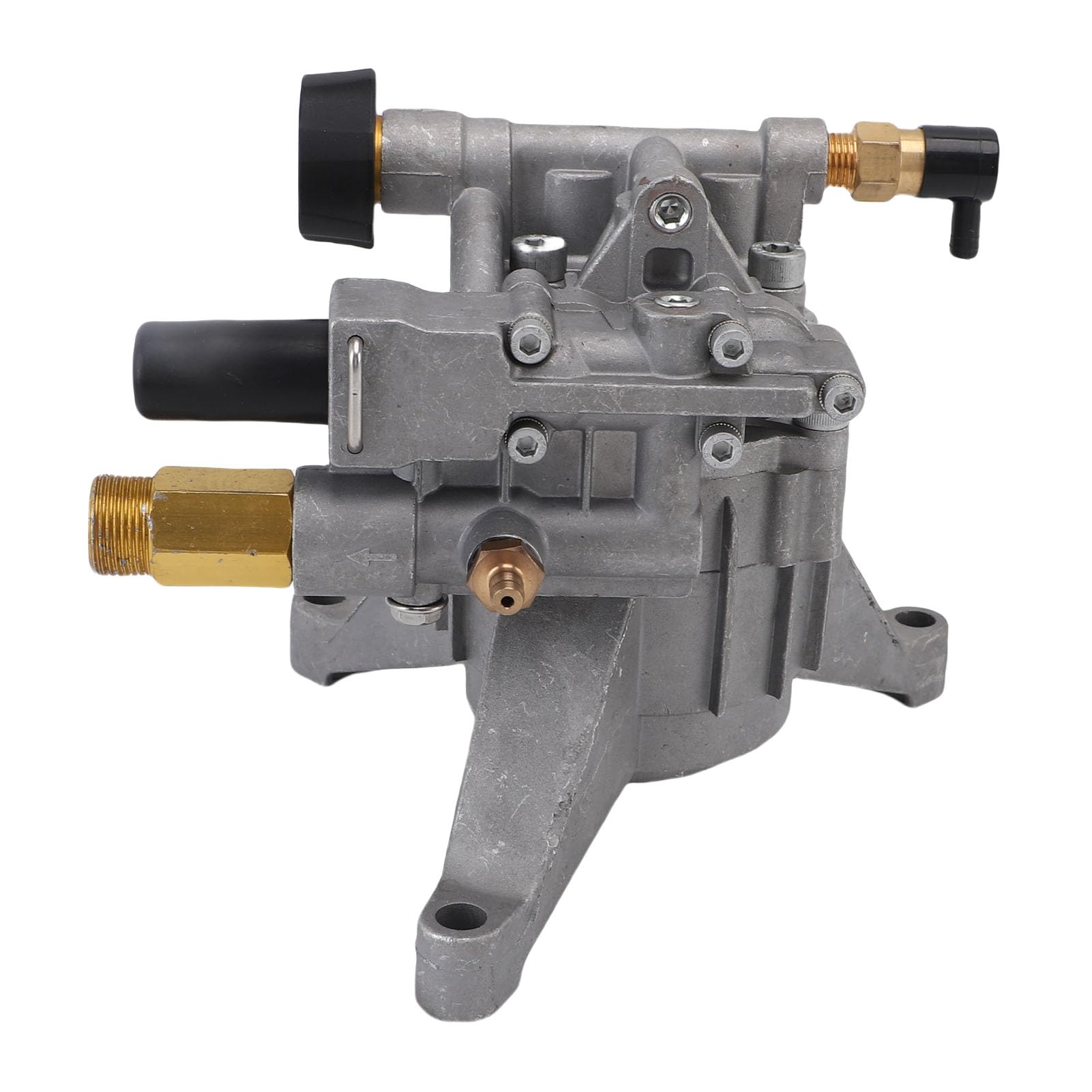 Hyuduo 3400 PSI 2,5 Gpm 3/4 Pompe à Lave-glace D'entrée 7/8 Arbre Vertical Système d'étanchéité Double Performance pré-lubrifié pour les Rondelles de Gaz avec 5 Buses et